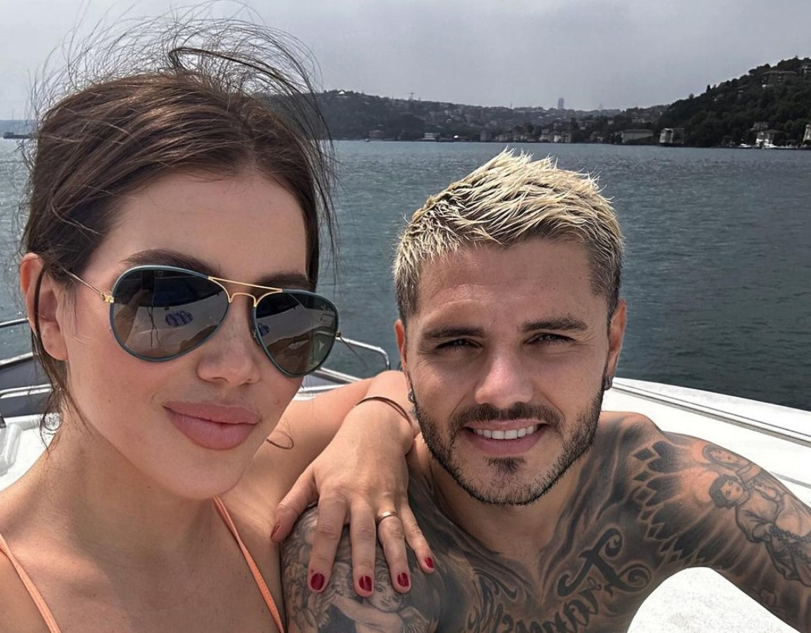 Wanda Nara y Mauro Icardi, de vacaciones en Estambul. Foto: Instagram @wanda_nara.