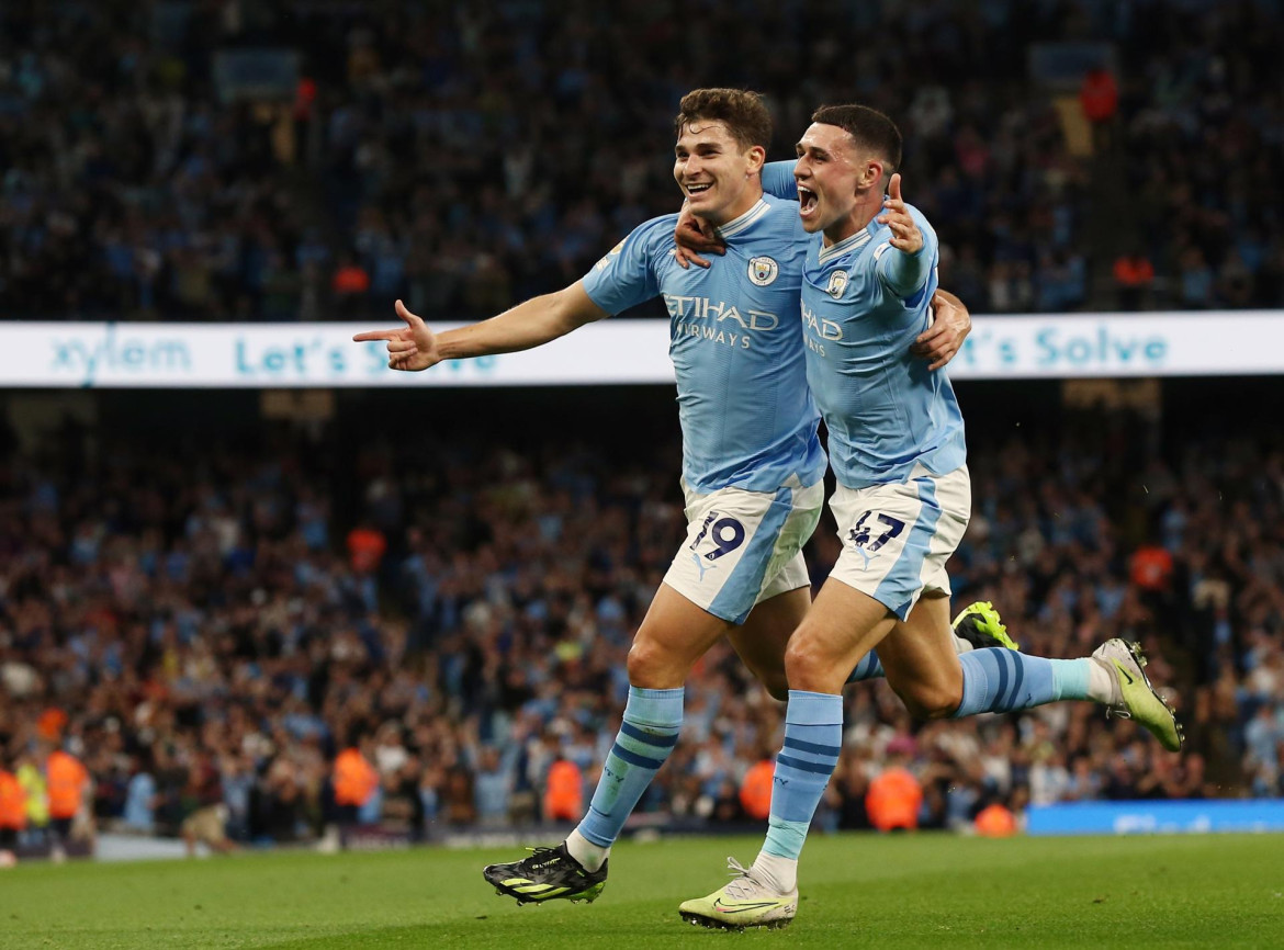 Julián Álvarez, Manchester City. Foto: EFE