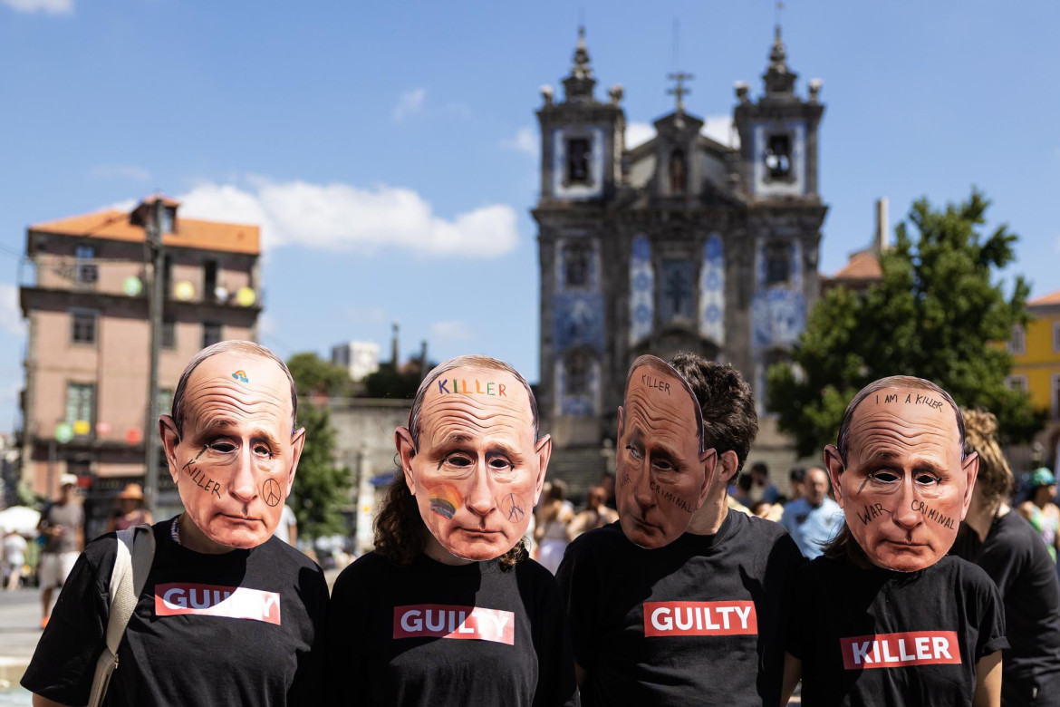 Protesta contra putin. Foto: Reuters.