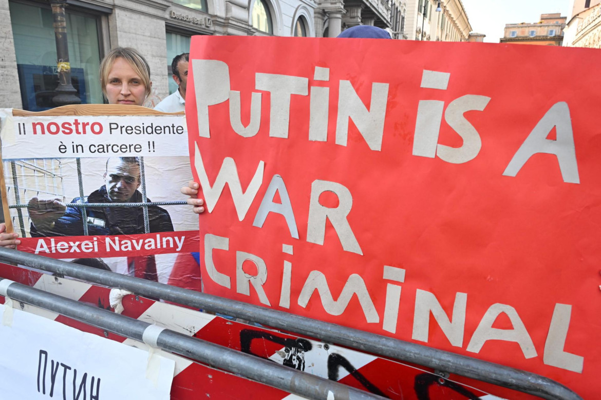 Protesta contra putin. Foto: Reuters.