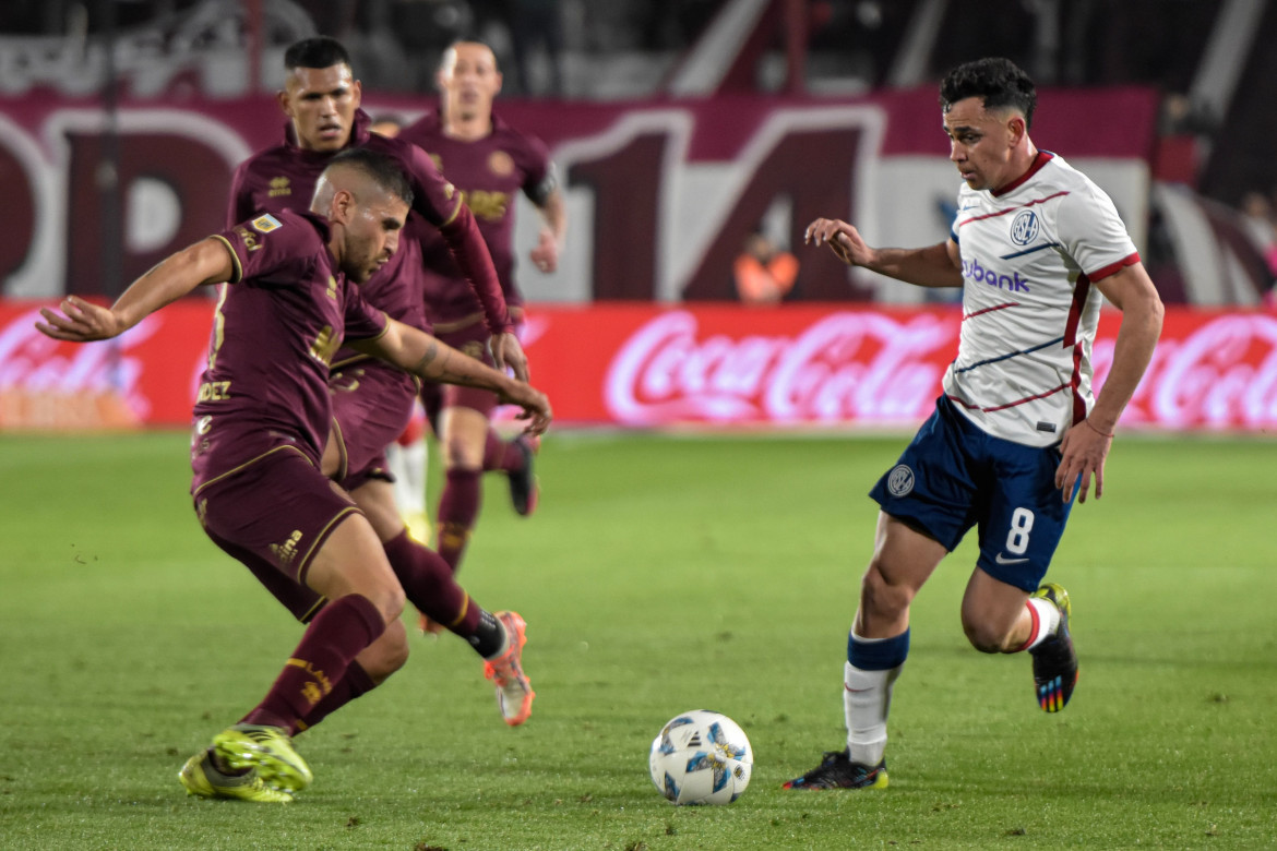 Lanús vs San Lorenzo. Foto: NA.