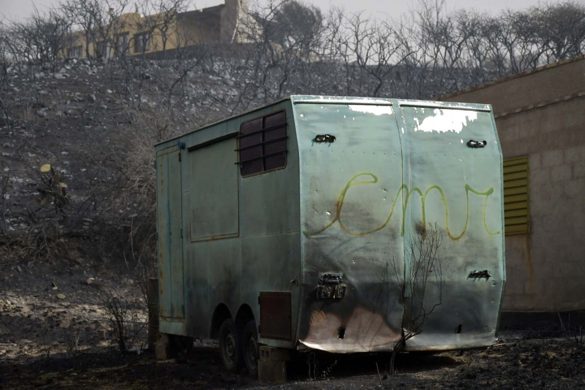 Incendios en San Luis. Foto: Télam.