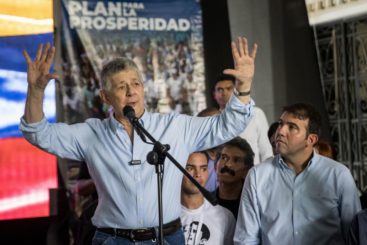 Henry Ramos Allup, candidato opositor en Venezuela. Foto: EFE