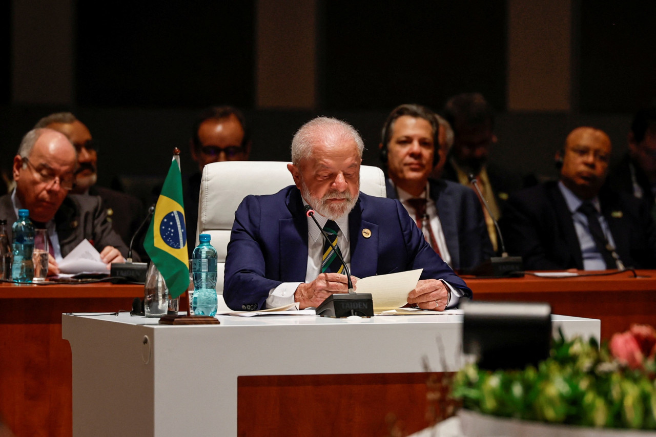 Lula da Silva en la Cumbre de los BRICS. Foto: Reuters.