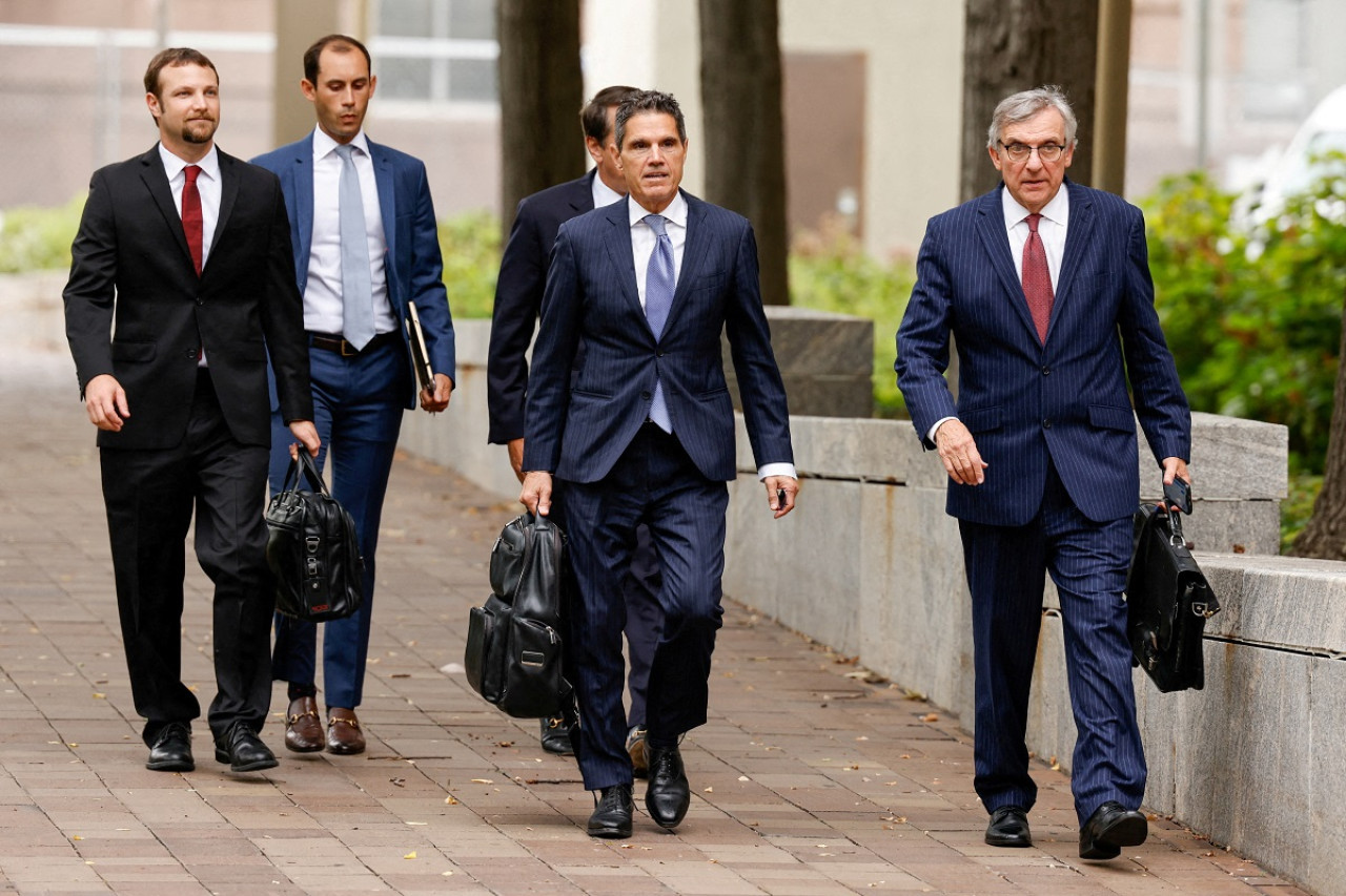 El equipo de abogados de Donald Trump. Foto: Reuters.