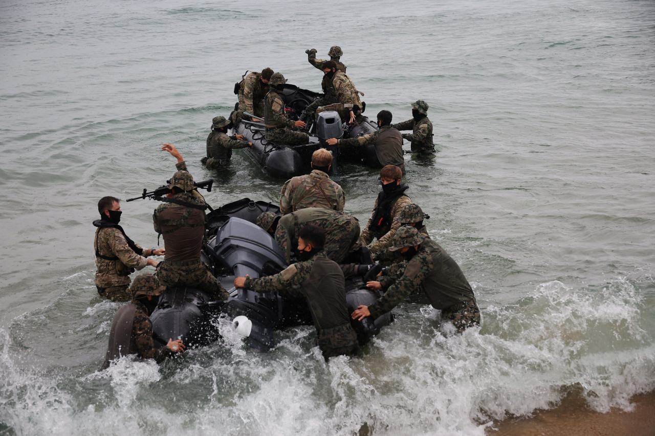 Maniobras militares entre Corea del Sur y Estados Unidos. Foto: Reuters.