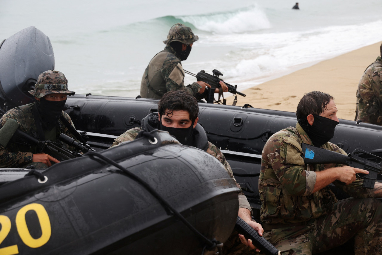 Maniobras militares entre Corea del Sur y Estados Unidos. Foto: Reuters.