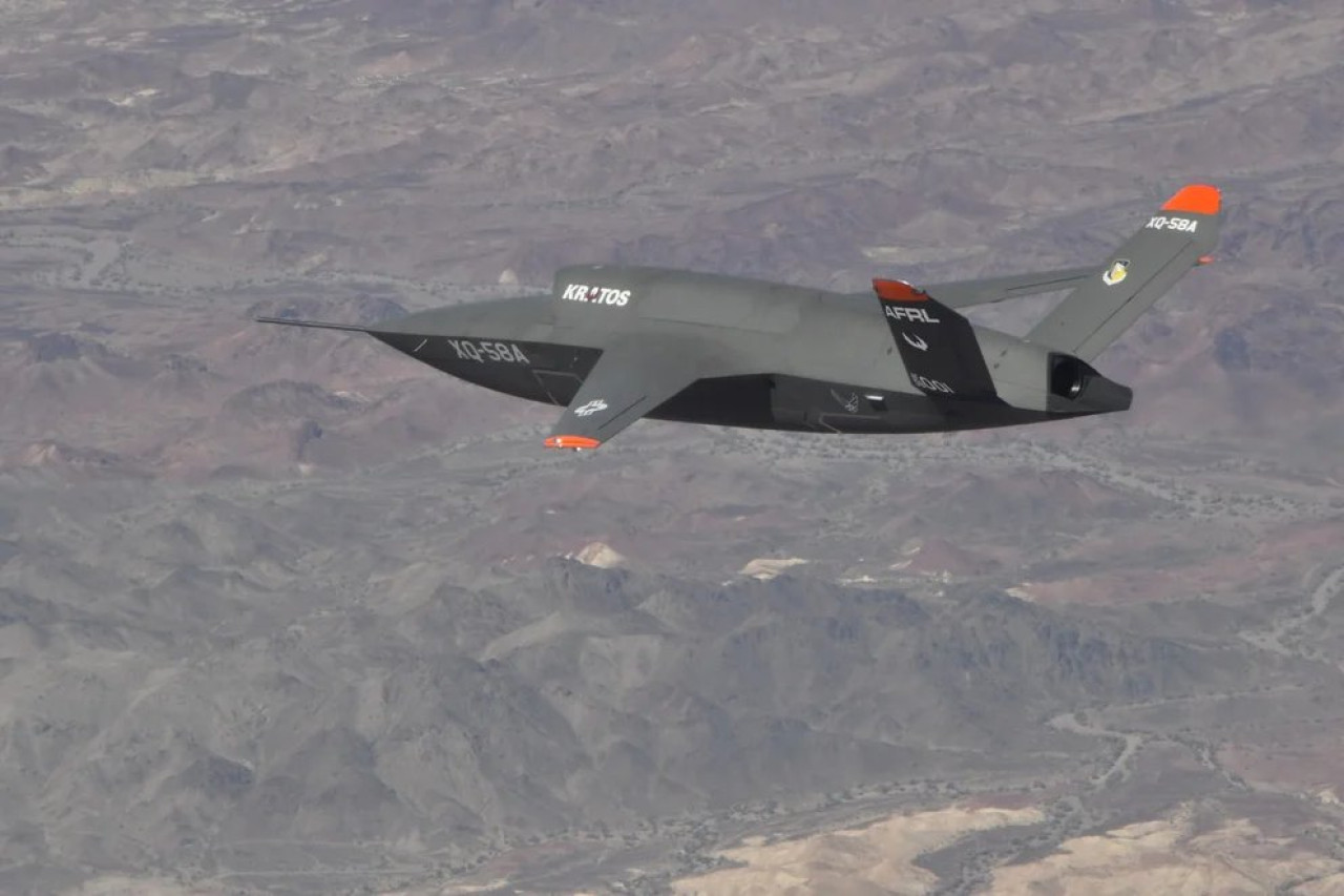 XQ-58A Valkyre. Foto: Twitter.