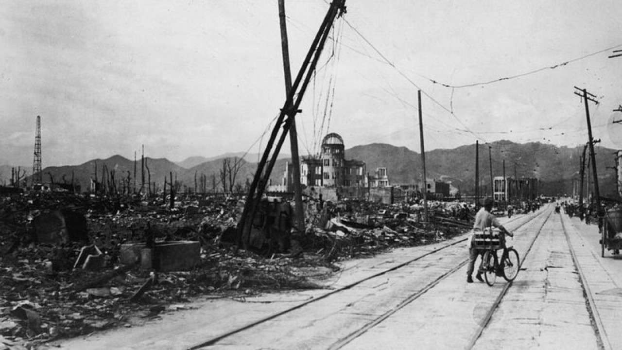 Los destrozos en Nagasaki. Foto: GETTY