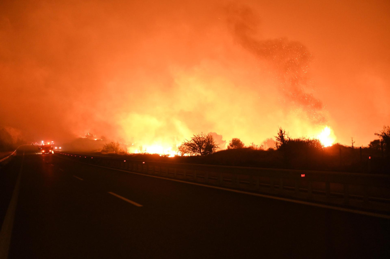 Incendios en Grecia. Foto: EFE