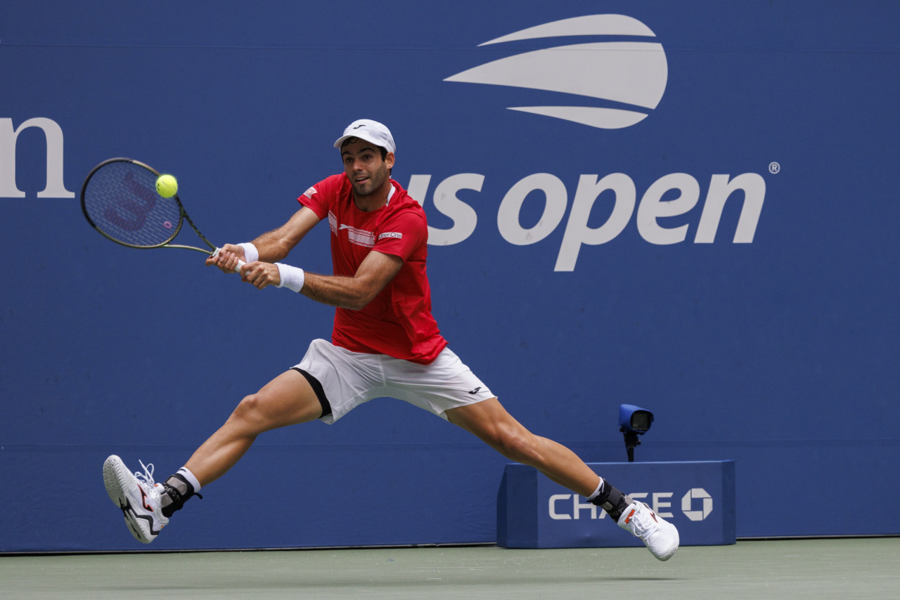 Facundo Díaz Acosta en el US Open. Foto: EFE.