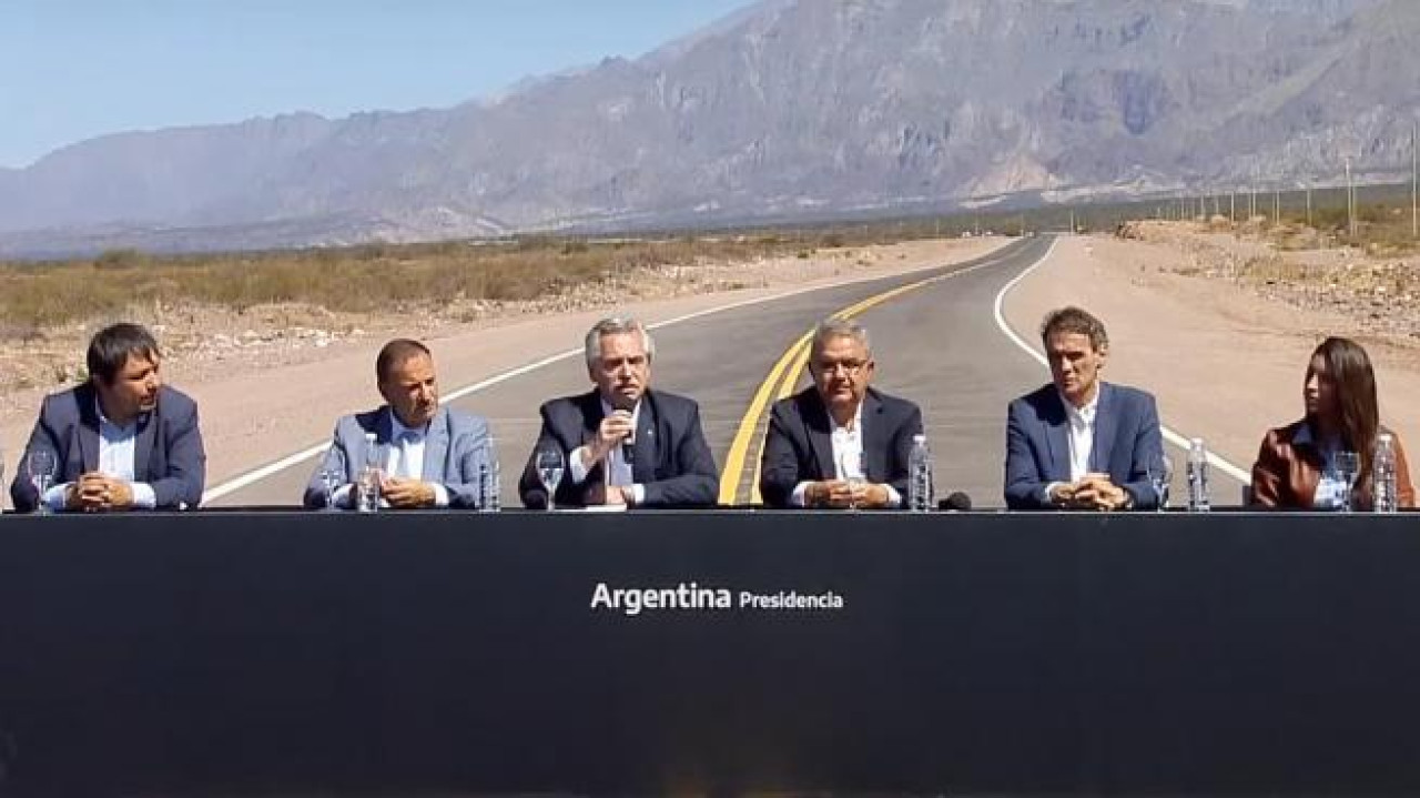 Alberto Fernández en Catamarca. Foto: Captura de video.