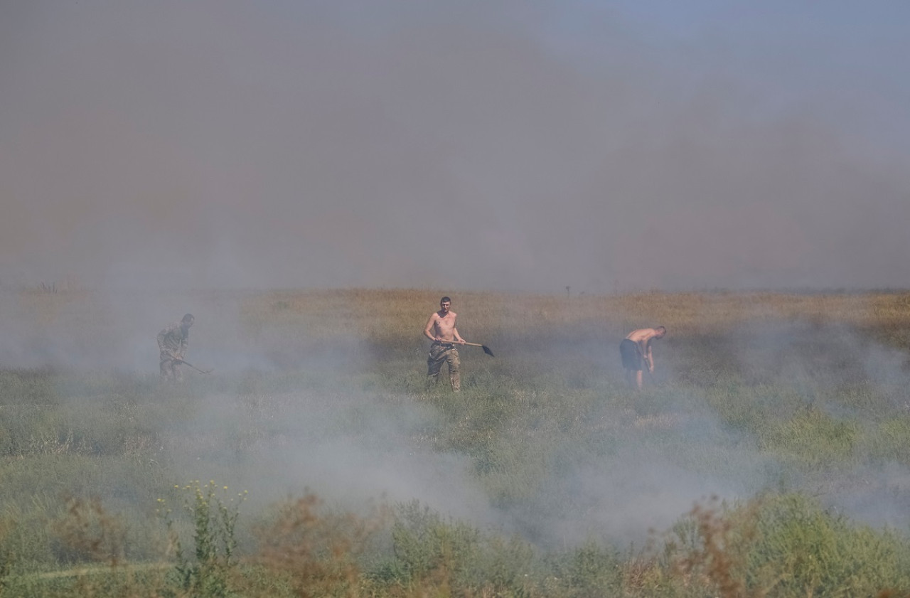 La contraofensiva ucraniana avanza en Novopokropivka y Verbove. Foto: Reuters.