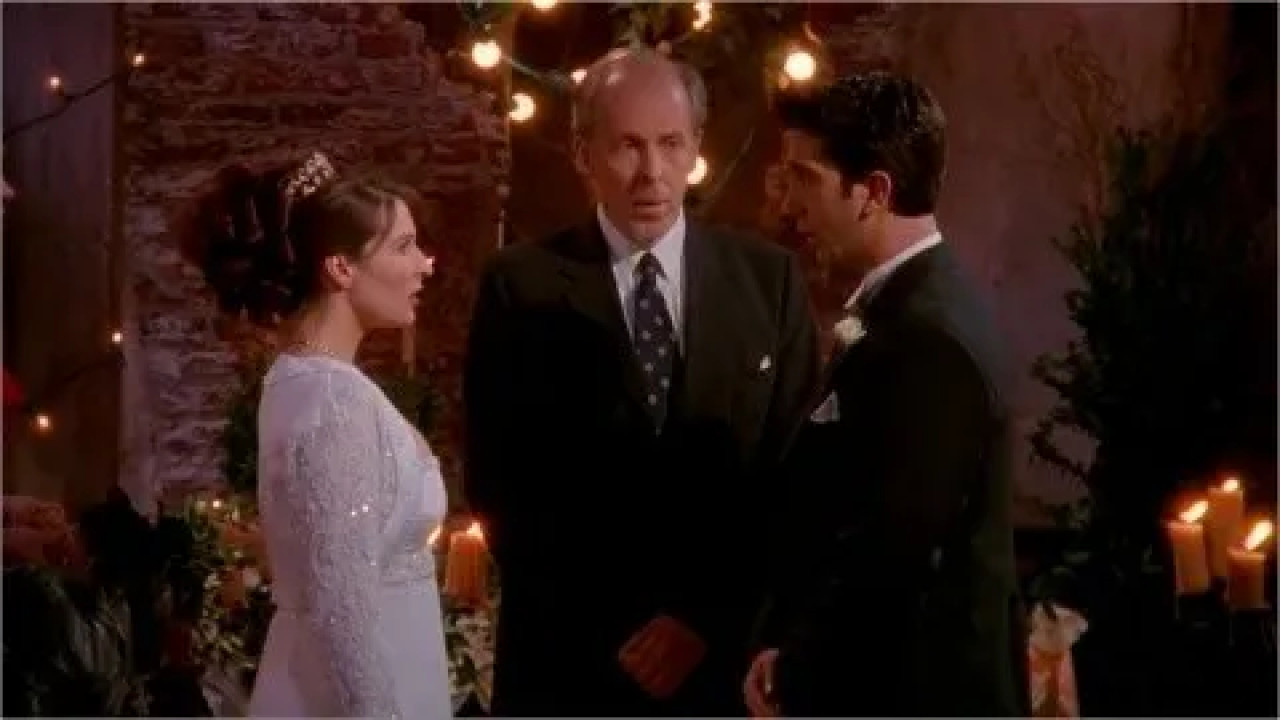 Ross y Emily de Friends. Foto:  Captura de pantalla.