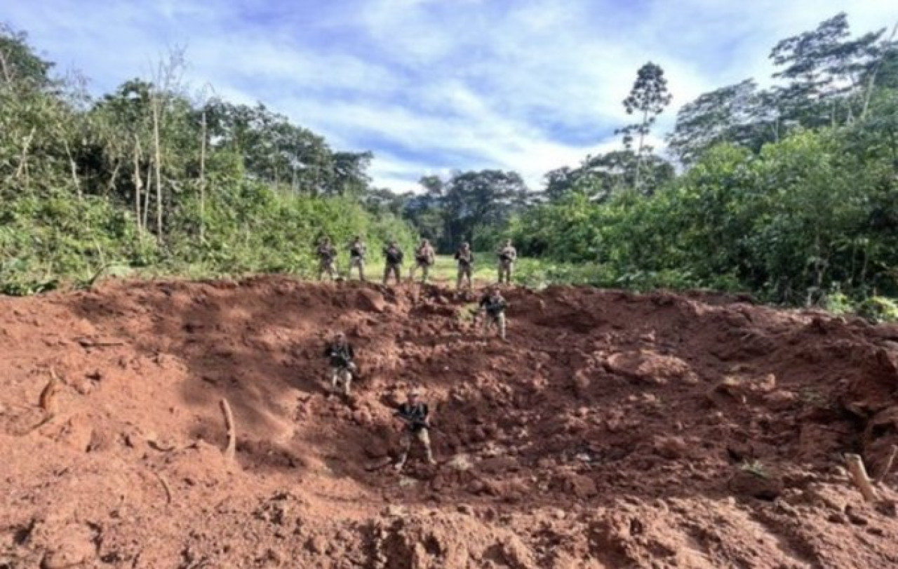 La zona donde fueron atacadas las tropas forma parte del valle cocalero conocido como VRAEM. Foto Twitter @bautistajaime_.