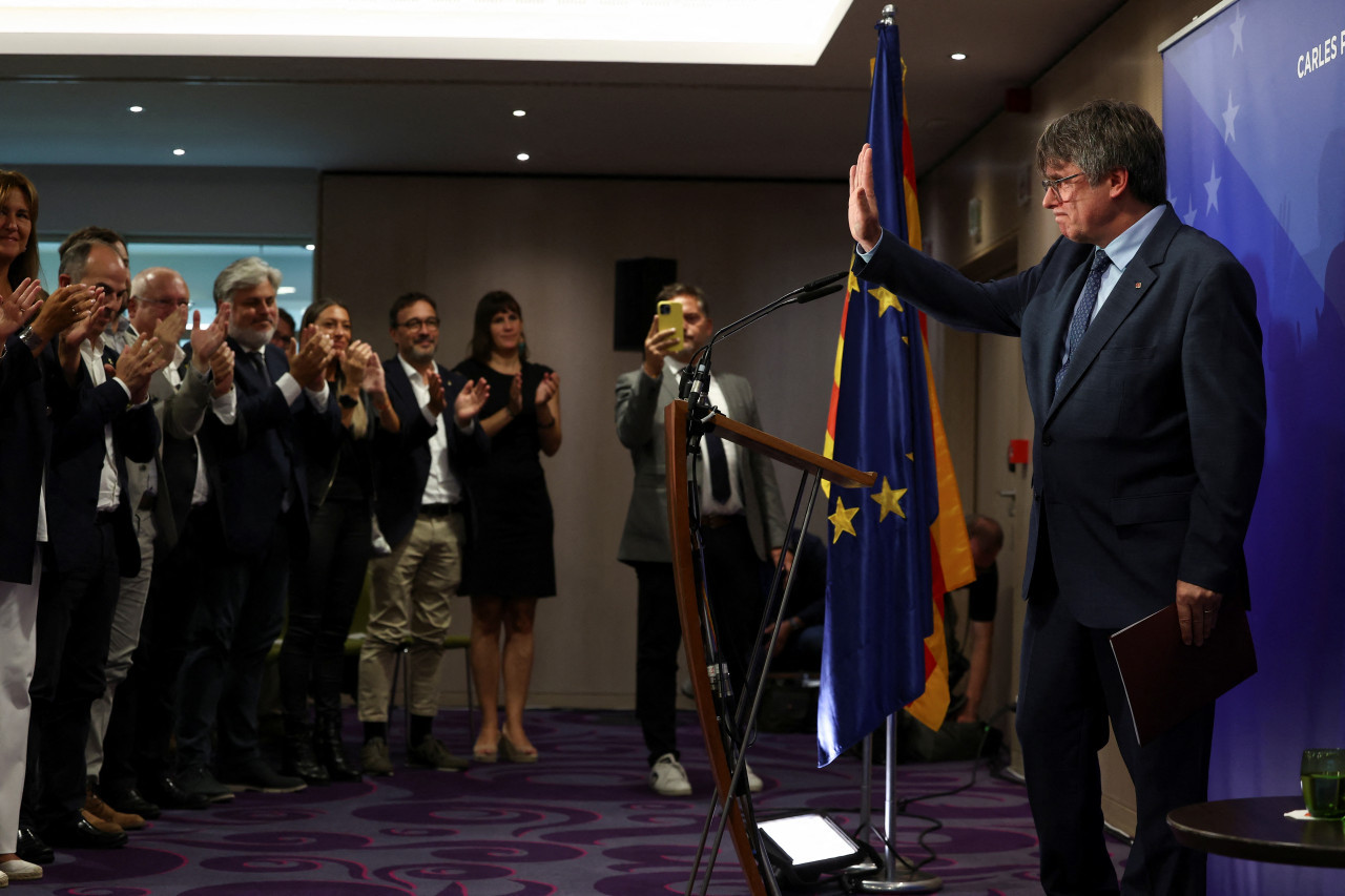 Carles Puigdemont. Foto: Reuters.