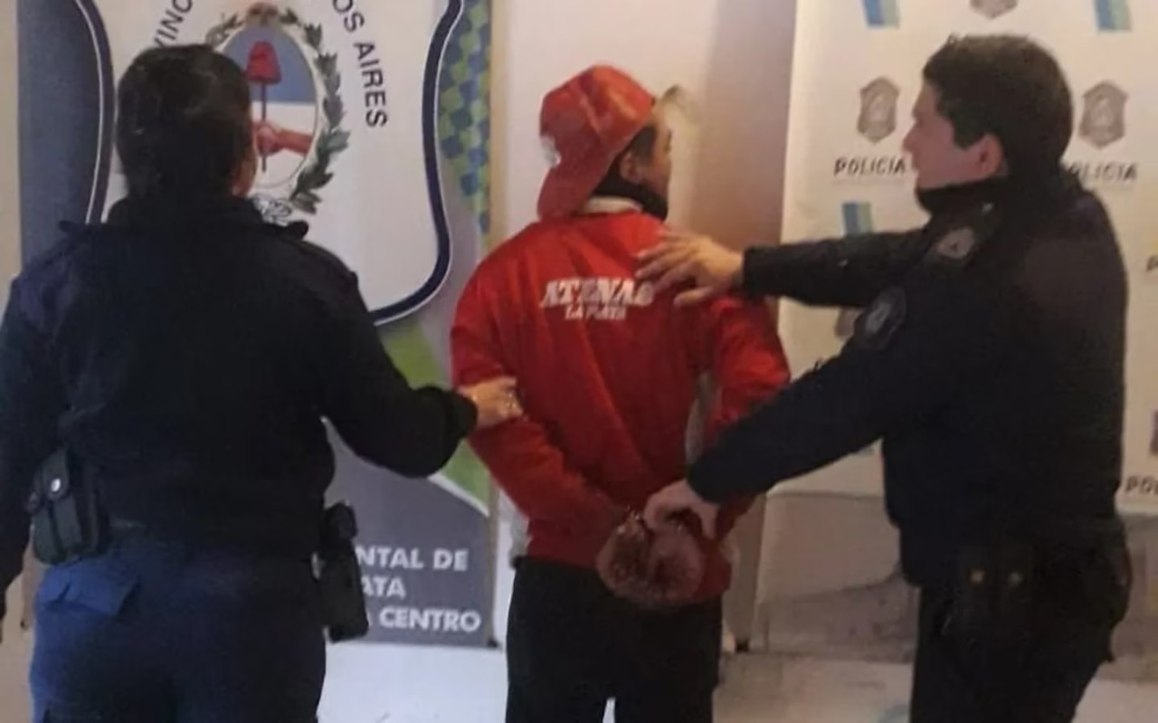 El agresor quedó detenido. Foto: gentileza 0221.com.ar.