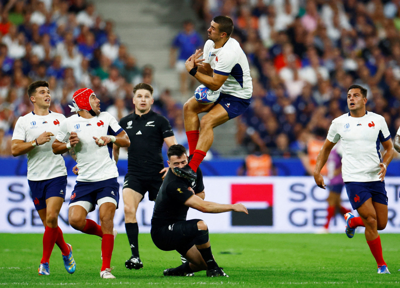 Francia vs. Nueva Zelanda. Foto: Reuters