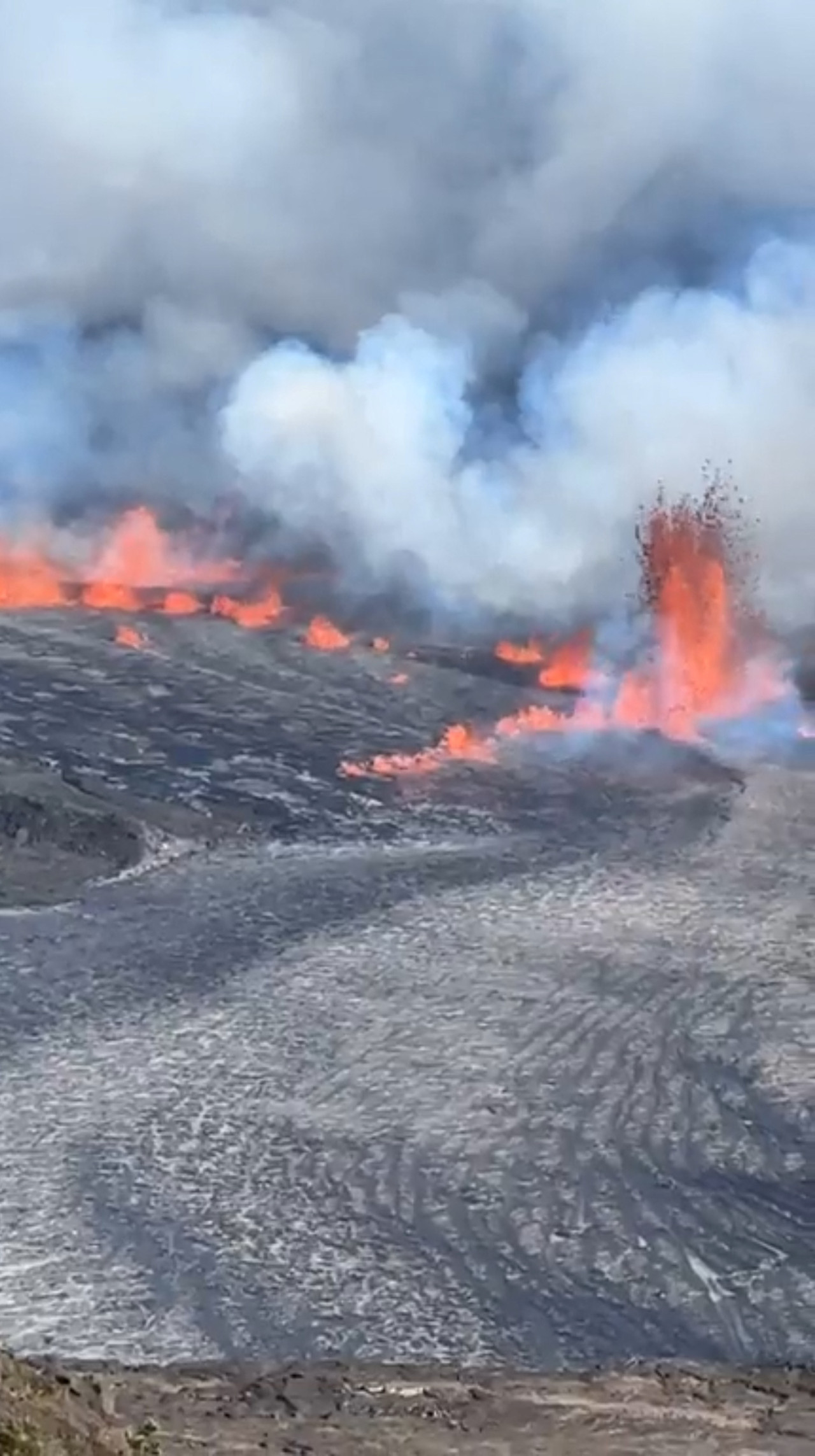 Volcán Kilauea. Foto: Reuters.