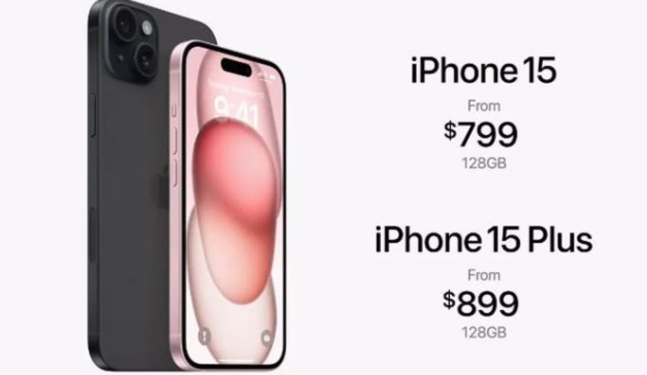 iPhone 15 y iPhone 15 Plus. Foto: captura