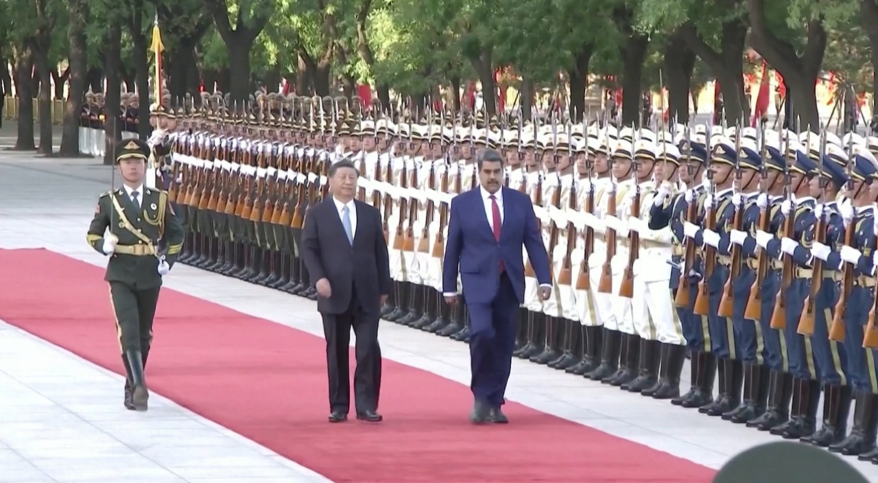 Reunión entre Xi Jinping y Nicolás Maduro. Foto: Reuters.