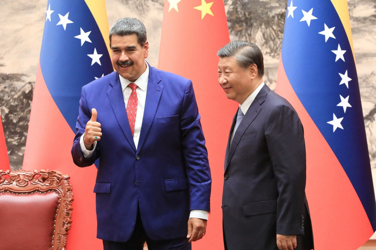 Nicolás Maduro y Xi Jinping. Foto: Reuters.