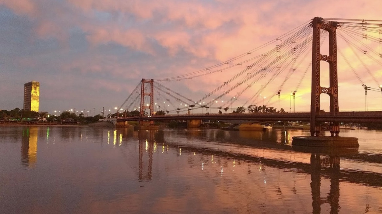 Puente Colgante, Ciudad de Santa Fe. Foto NA.