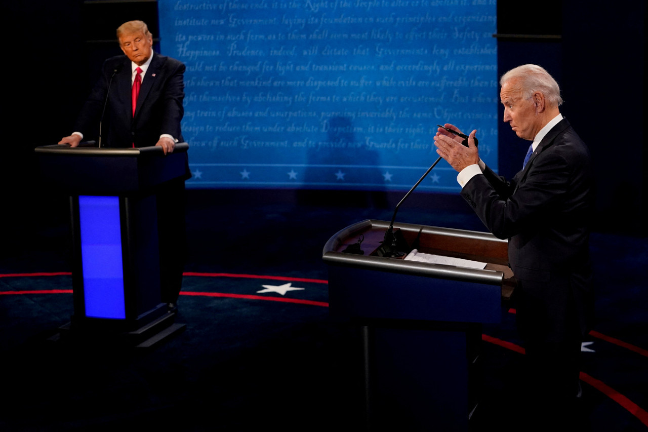 Donald Trump y Joe Biden. Foto: Reuters