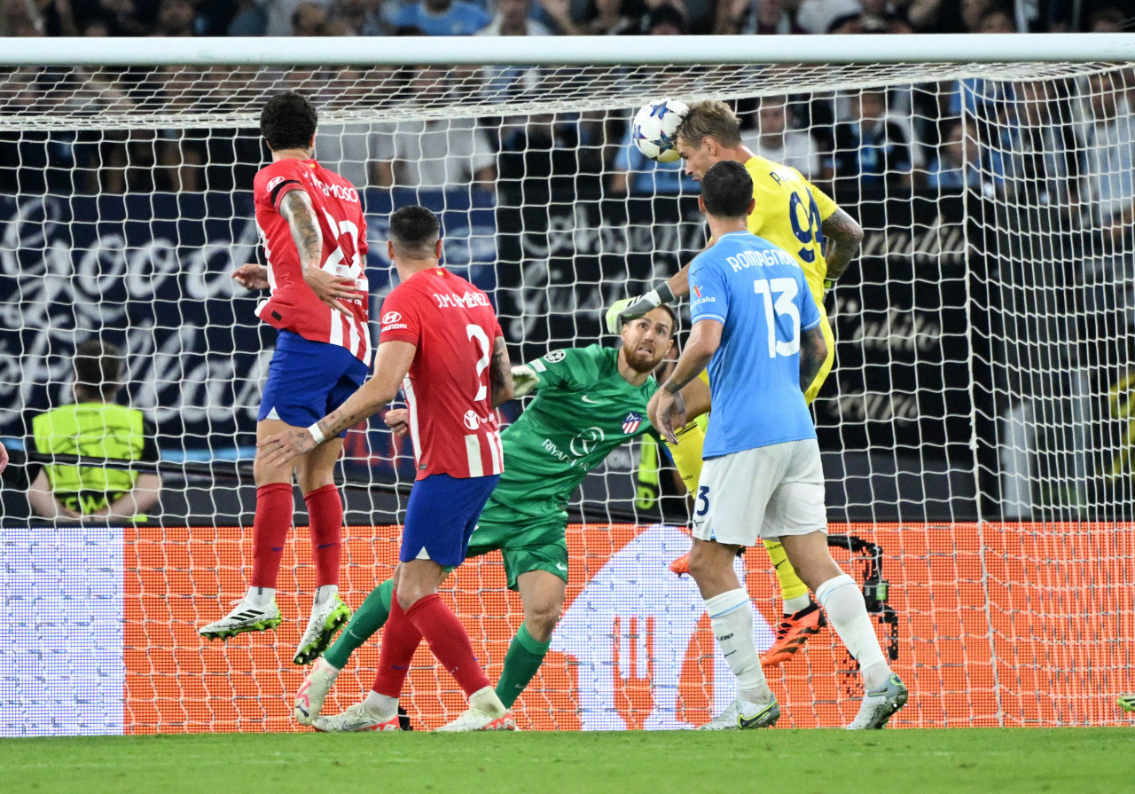 Champions League, Lazio vs. Atlético Madrid. Foto: REUTERS.