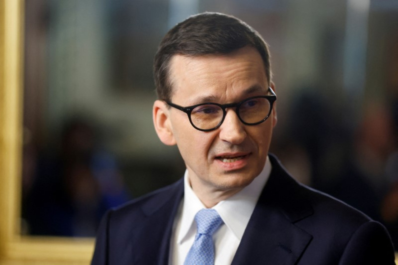 Morawiecki, presidente de Polonia. Foto: Reuters.