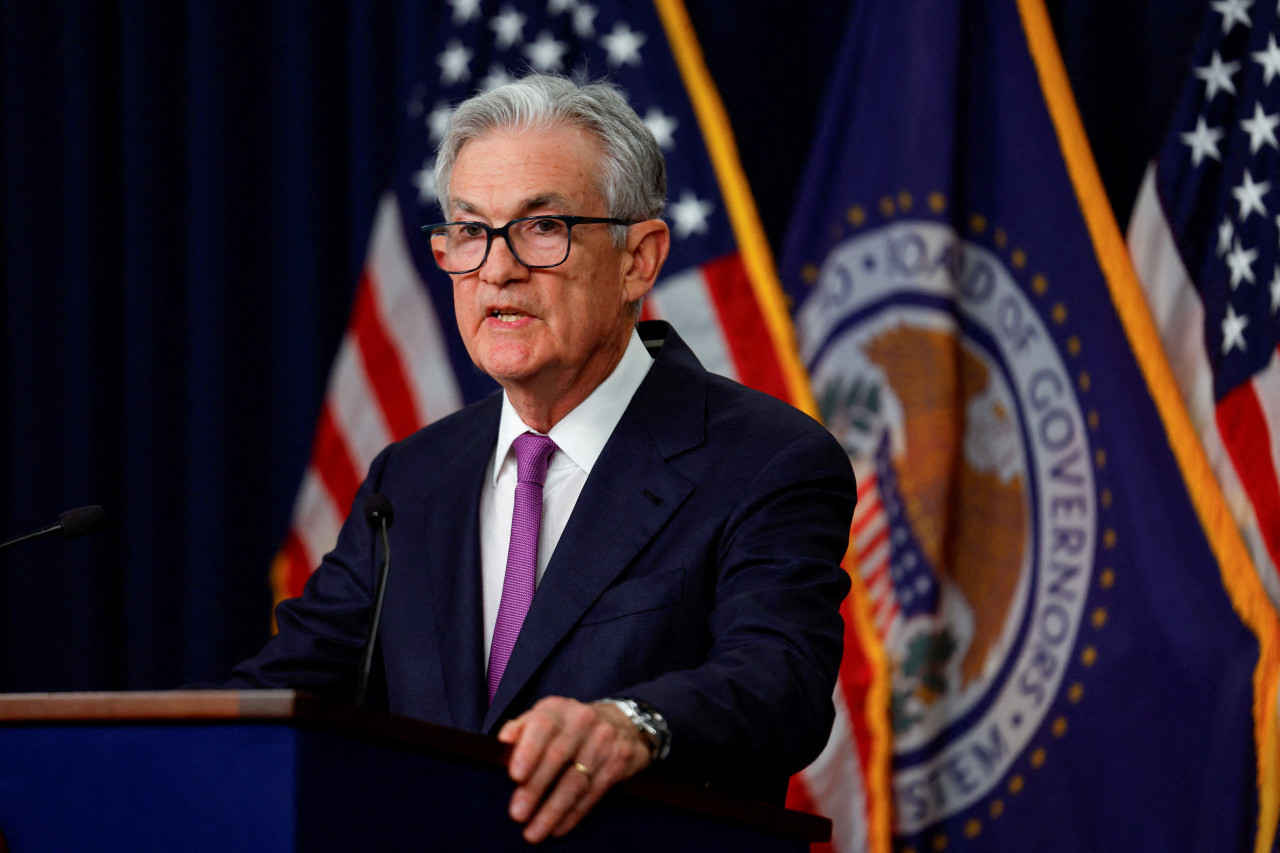 Jerome Powell, Presidente de la Reserva Federal de EE.UU.. Foto: REUTERS.