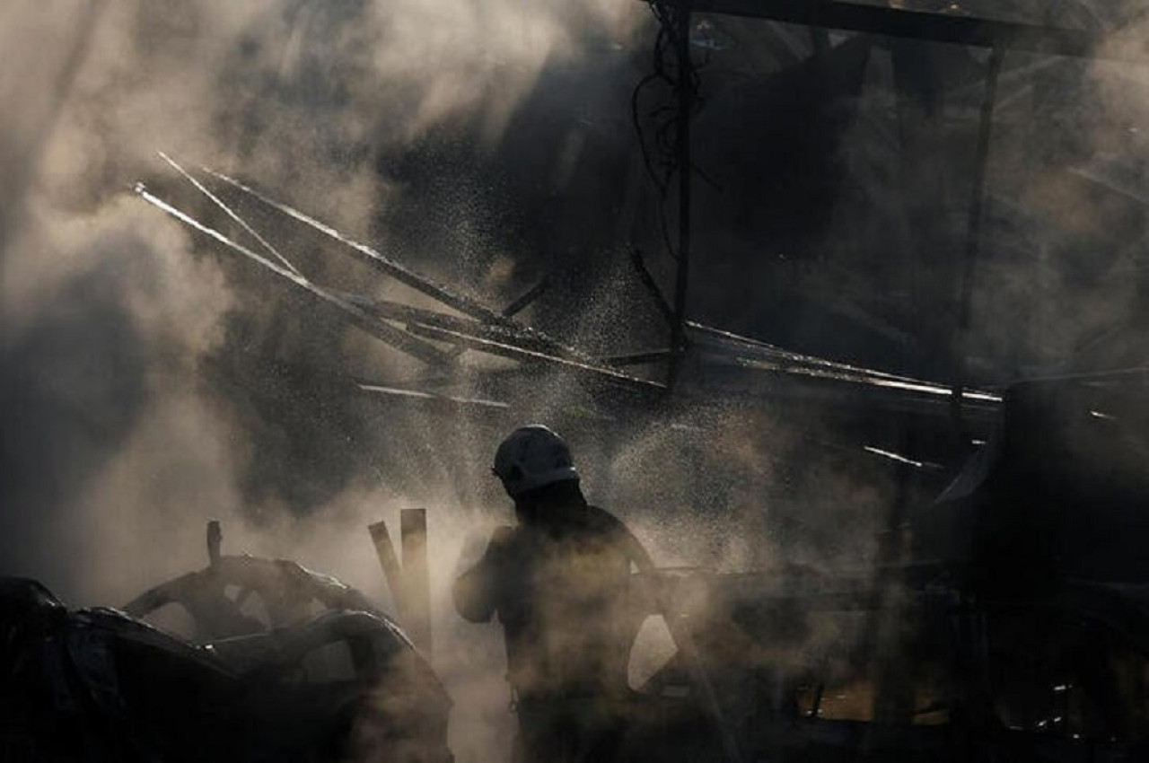 Ataque con misiles rusos en Ucrania. Foto: Reuters.