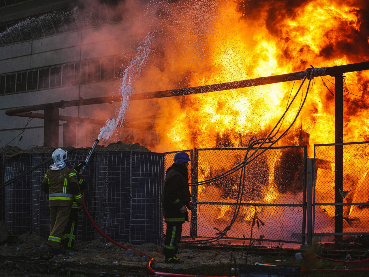 Explosiones en Ucrania. Foto: Reuters