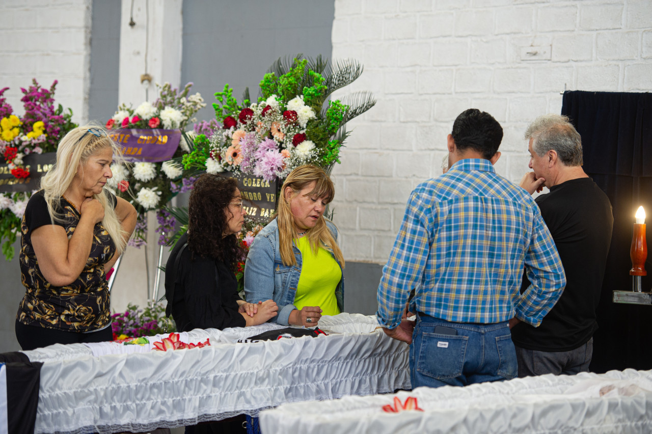 Último adiós a Huguito Flores en Santiago del Estero. Foto: Telam.