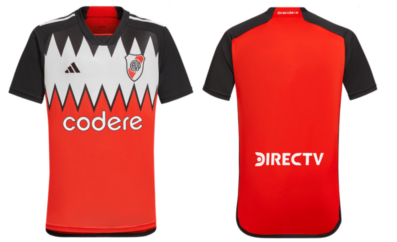 La nueva camiseta de River. Foto: captura.