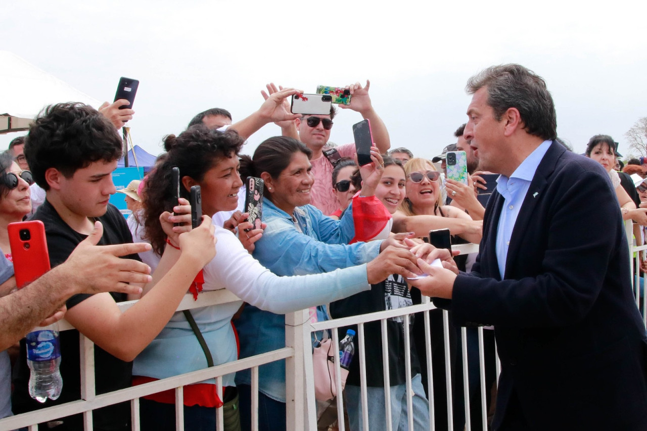 Sergio Massa en Salta. Foto: NA.