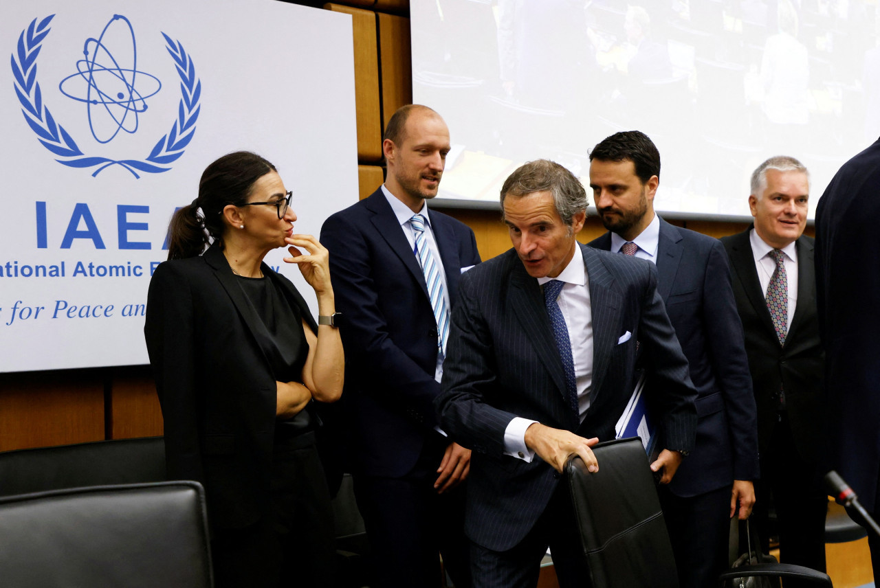 Rafael Grossi, director de la OIEA. Foto: Reuters.