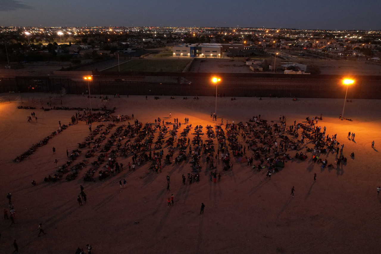 Migrantes en Ciudad Juárez. Foto: Reuters.