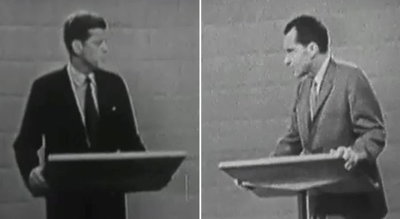 Debate Kennedy-Nixon. Foto: Captura de pantalla.