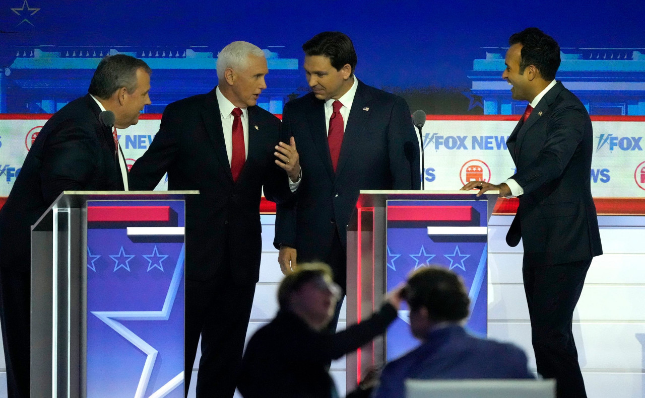 Debate republicano. Foto: Reuters.