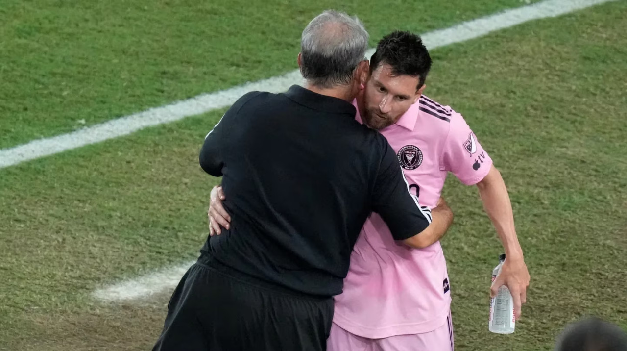 Lionel Messi y Tata Martino. Foto: Reuters