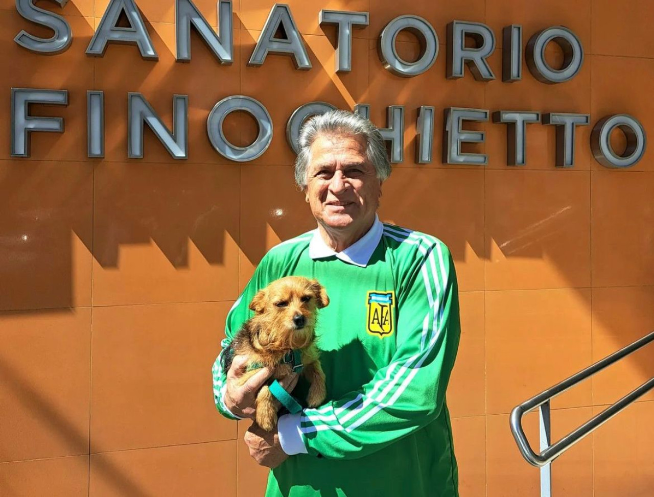 El Pato Fillol recibió el alta. Foto: @ubaldofillol