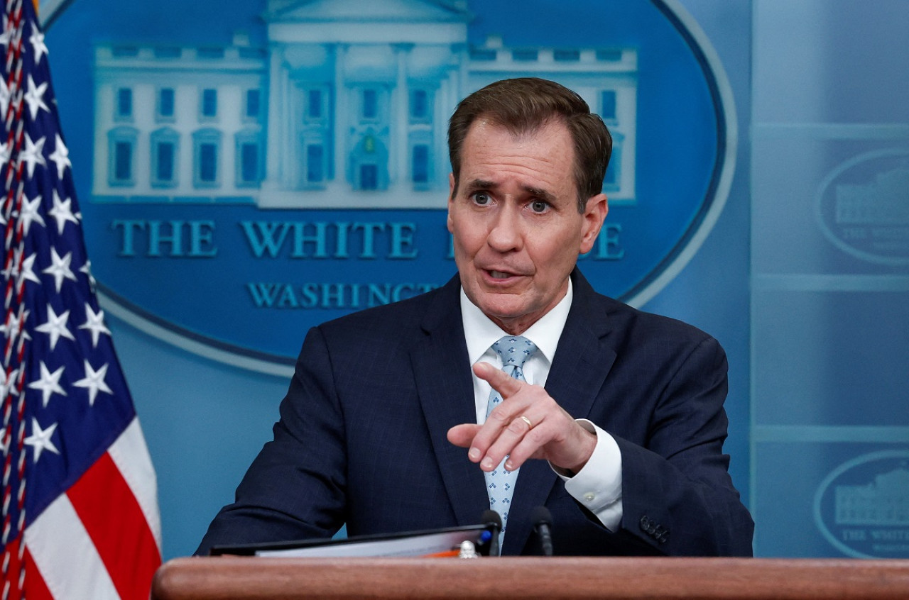 John Kirby, portavoz de la Casa Blanca. Foto: Reuters.