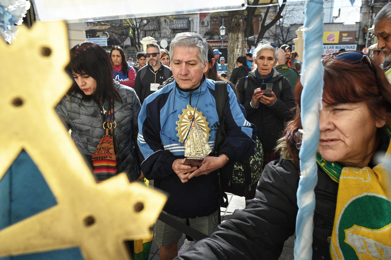 Peregrinación a Luján. Foto: Télam.