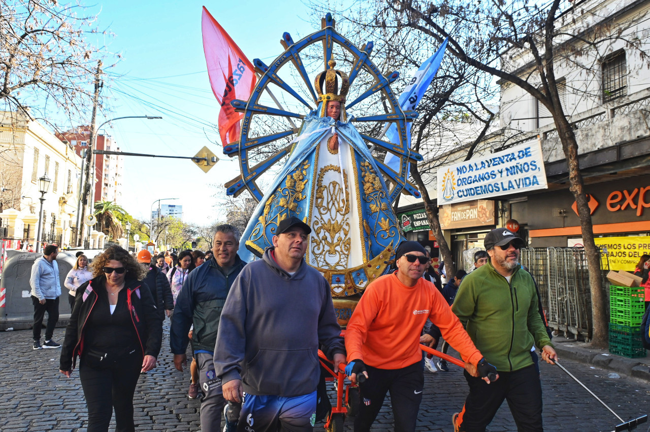 Peregrinación a Luján. Foto: Télam.