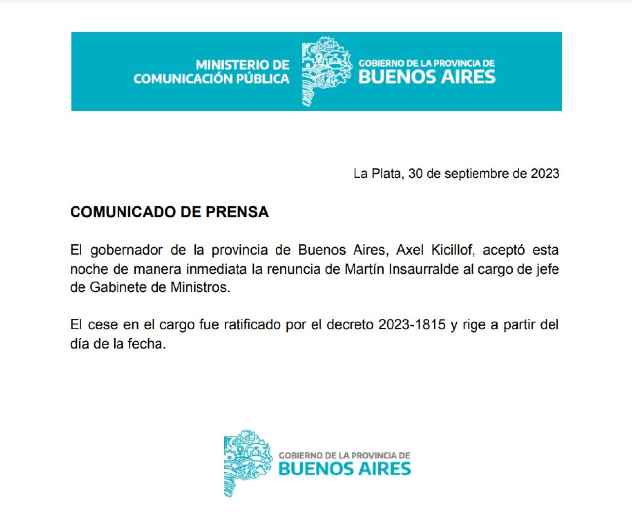 COMUNICADO DE PRENSA_Prov. Buenos Aires