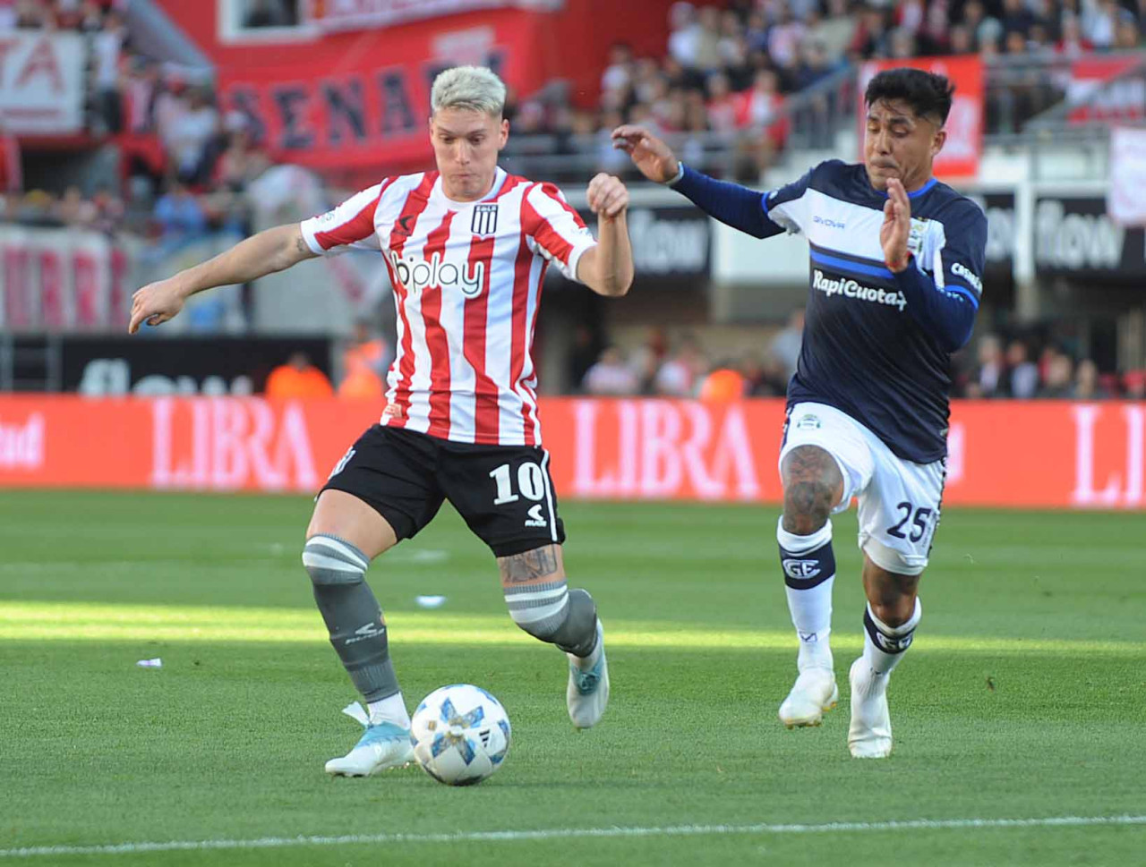 Benjamín Rollheiser; Estudiantes vs Gimnasia. Foto: Télam.