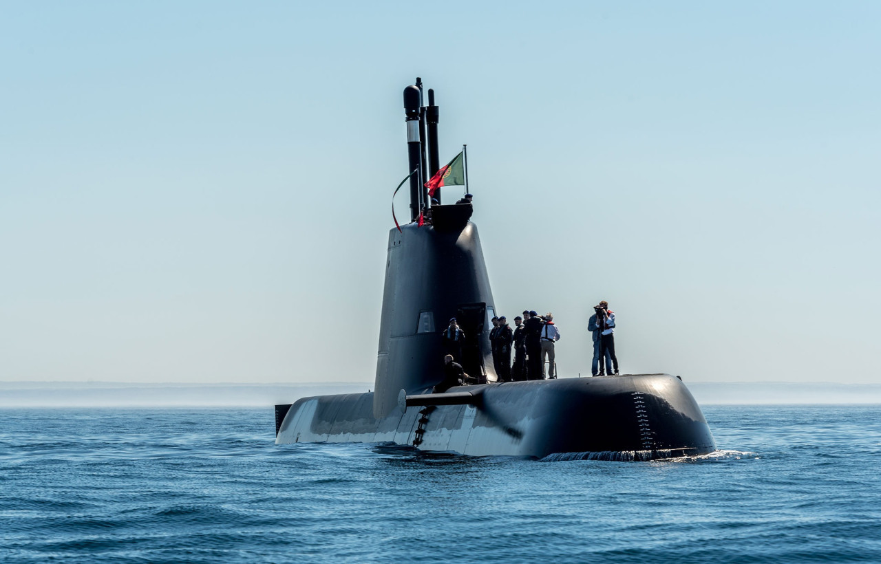 Submarino NRP Arpão. Foto: Marina de Portugal.