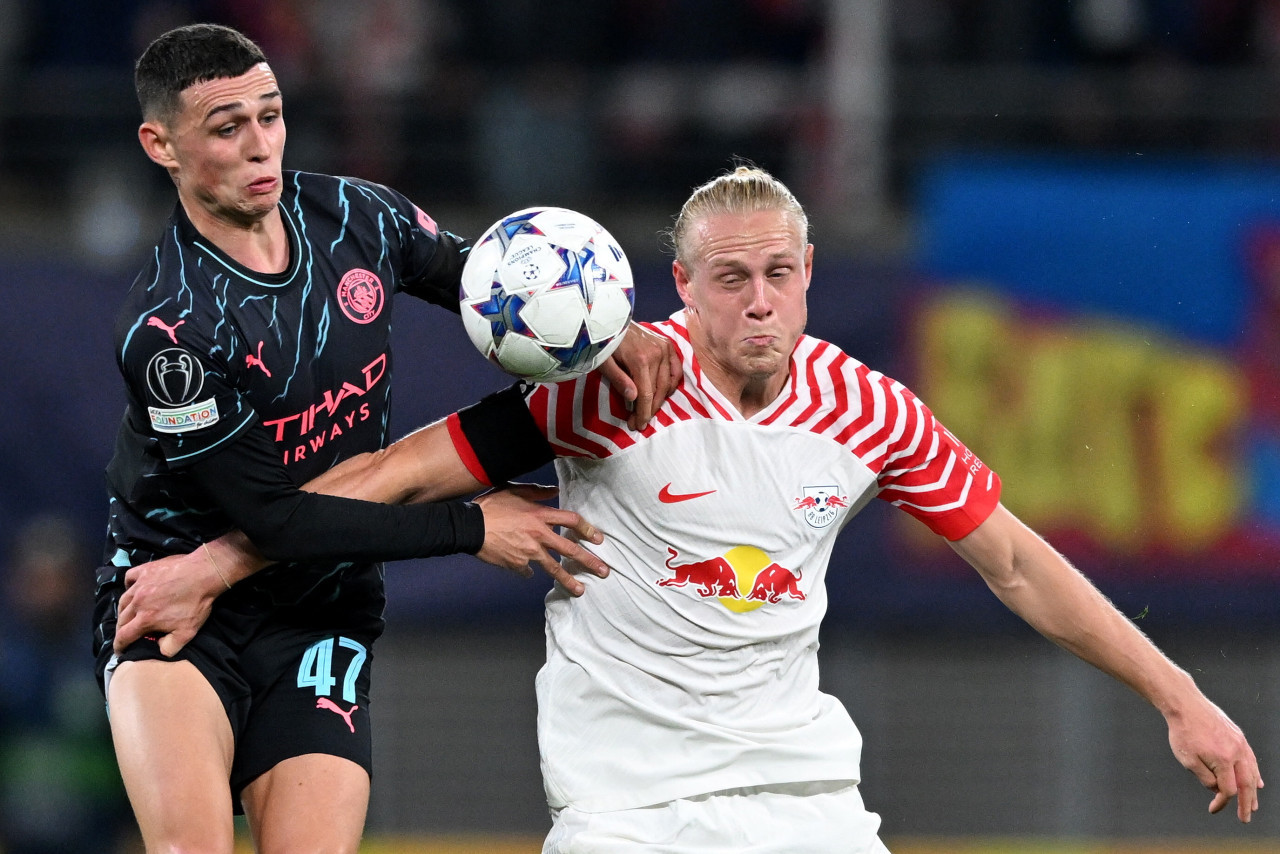 Champions League, Leipzig vs. Manchester City. Foto: EFE.