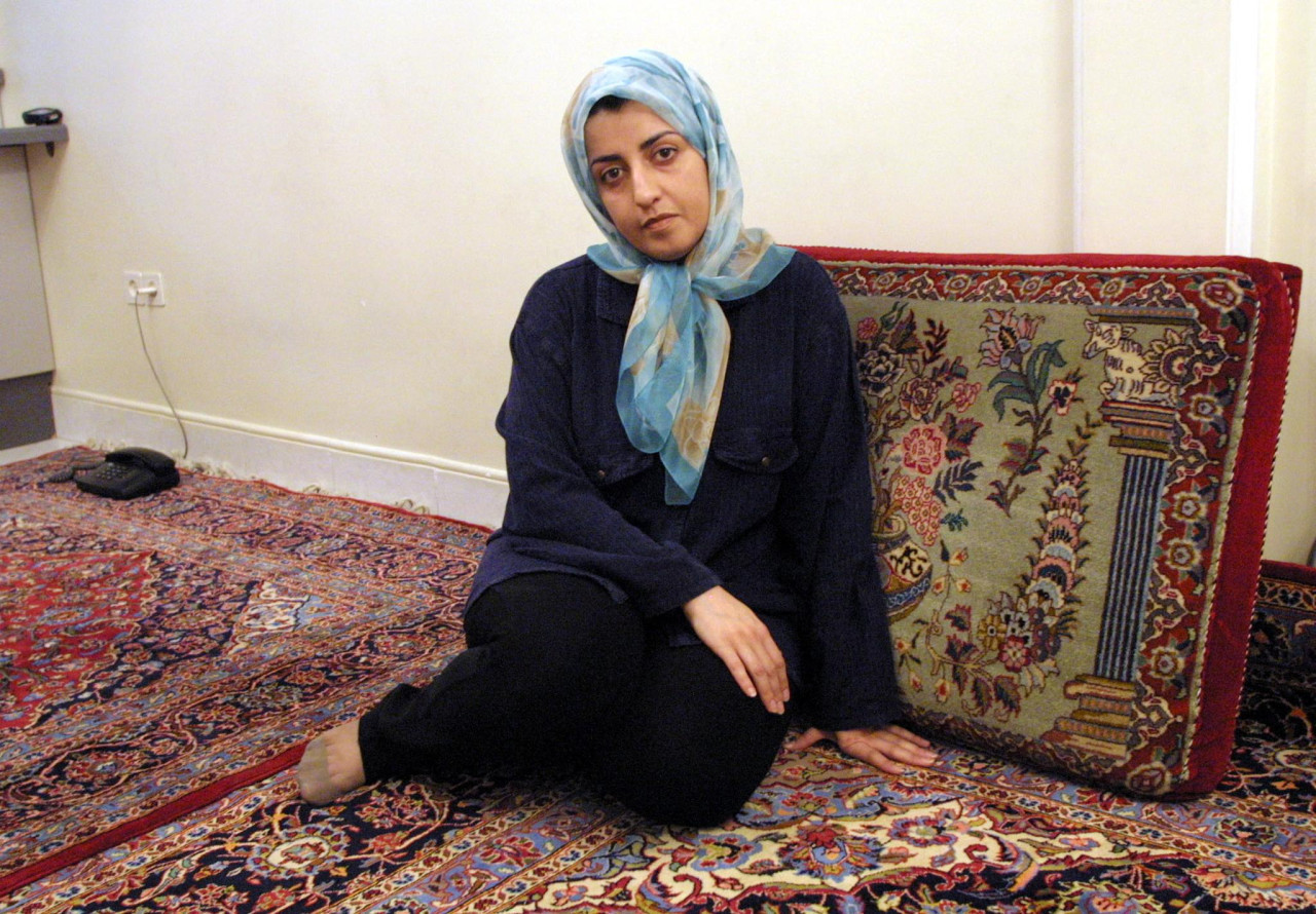 Narges Mohammadi. Foto: Telam.